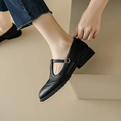 Moss Toronto | Elegant T-Strap Mary Janes