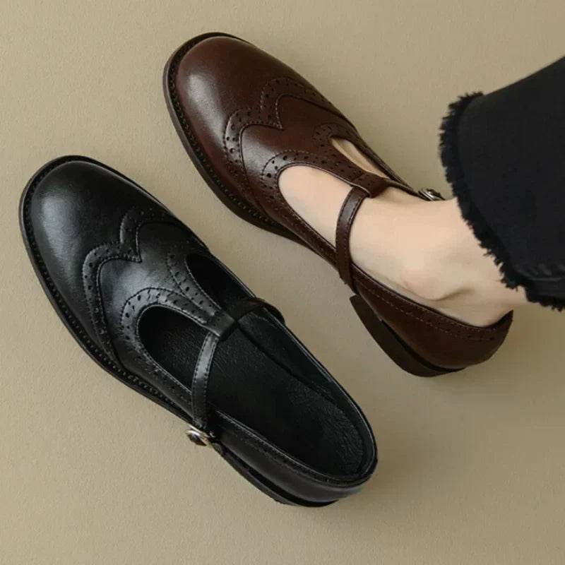 Moss Toronto | Elegant T-Strap Mary Janes