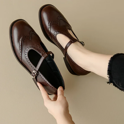 Moss Toronto | Elegant T-Strap Mary Janes