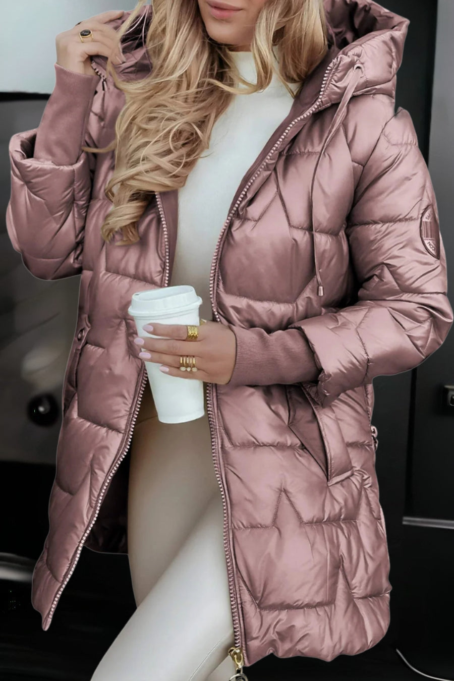 MOSS Toronto™ | Mageina - Elegant Winter Coat With Hood And Padding