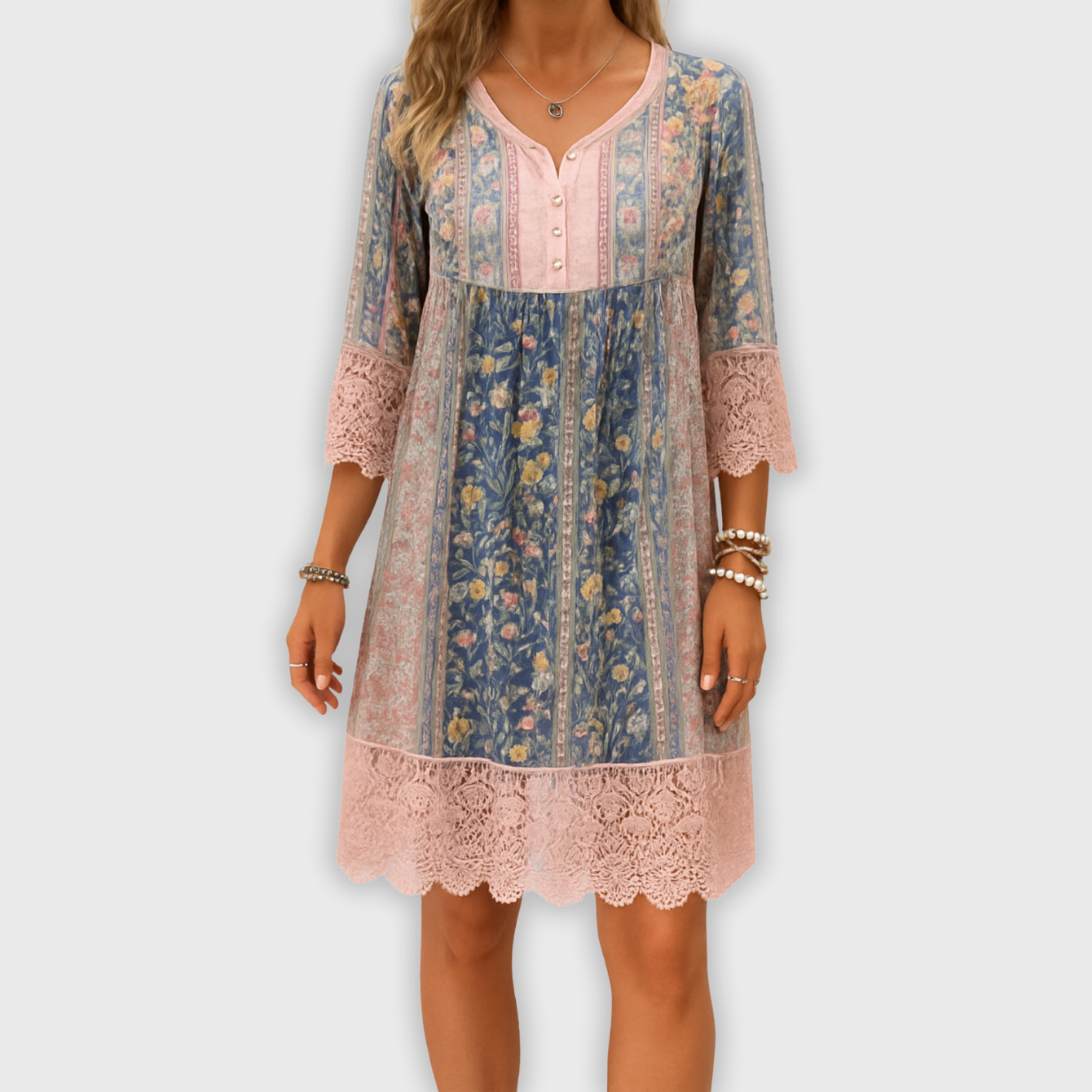 Luxury Patterned Dress