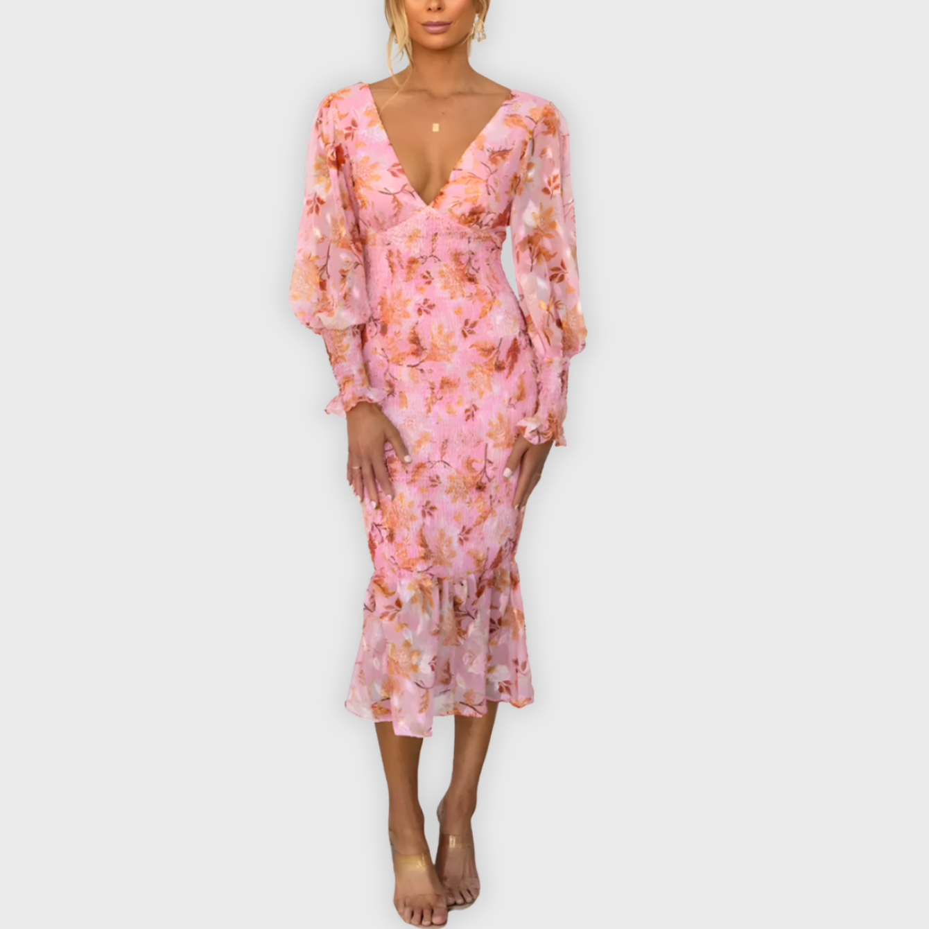 Elegant Floral Dress