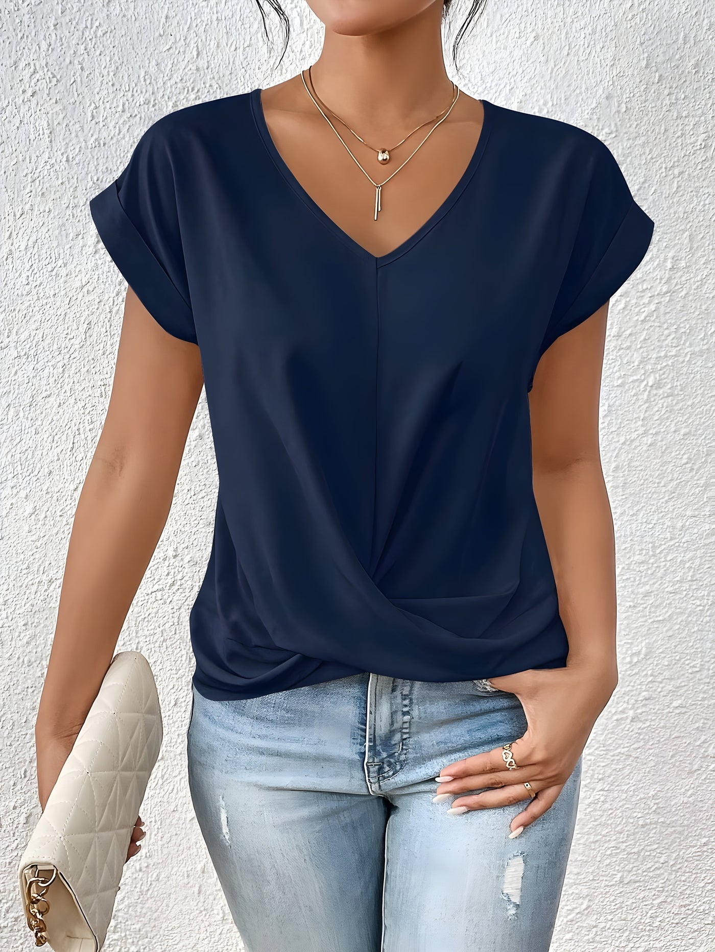 Relaxed Front Twist Top