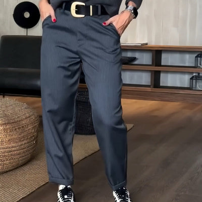 Tailored Comfort Pinstripe Pants