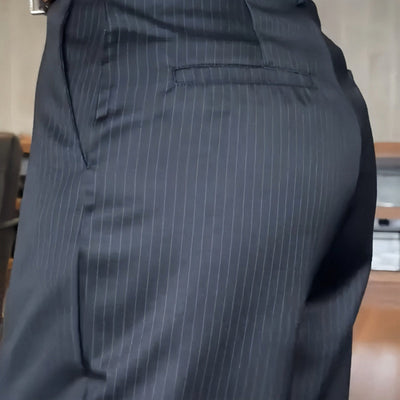 Tailored Comfort Pinstripe Pants