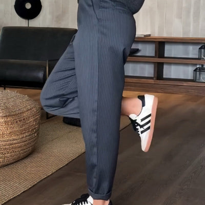 Tailored Comfort Pinstripe Pants