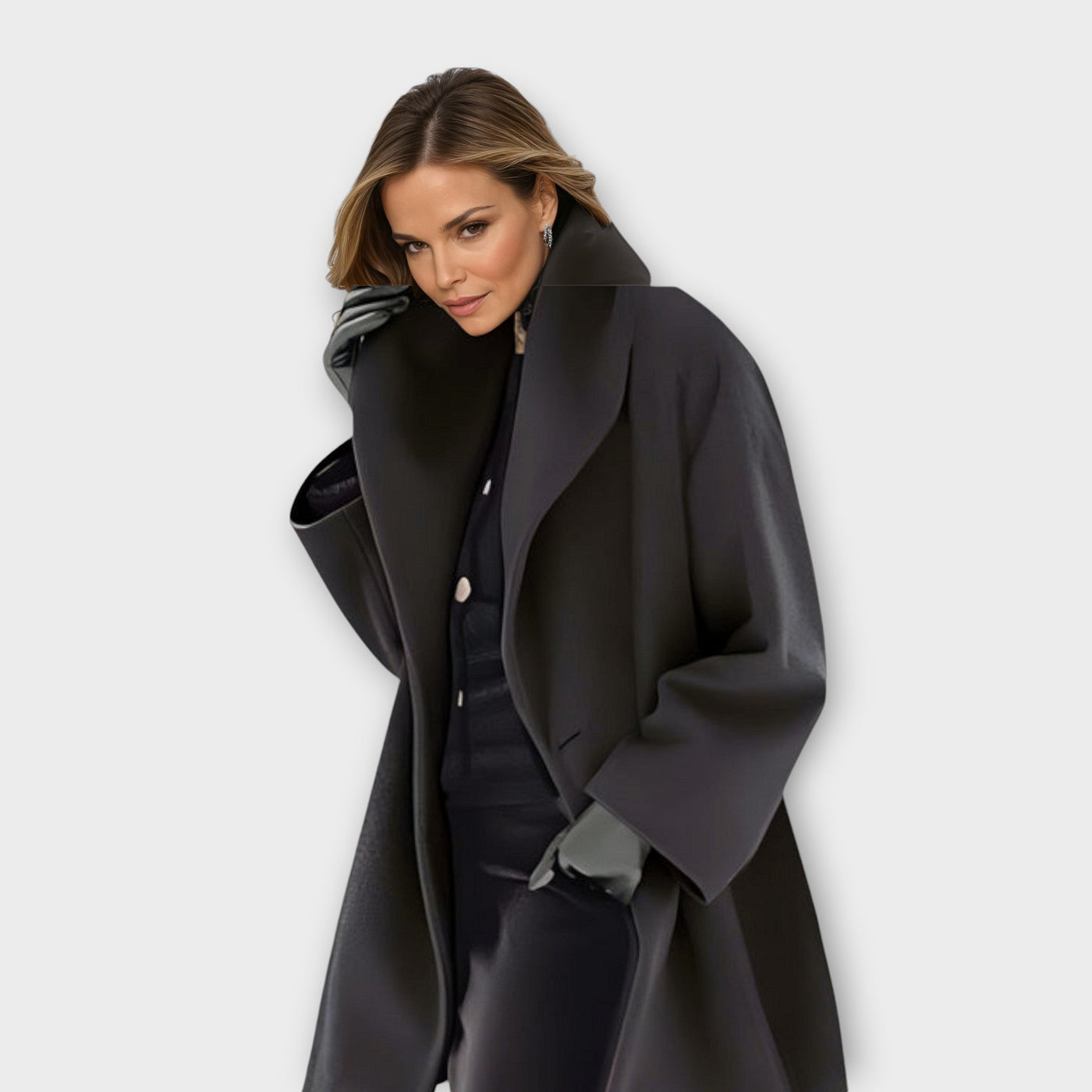 MOSS Toronto™ | Genevieve - Wool Blend Elegance Coat
