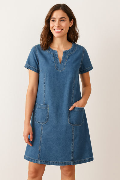 Soft Denim Dress