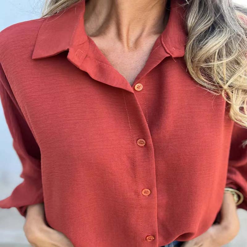 Stylish Buttoned Blouse