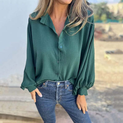 Stylish Buttoned Blouse