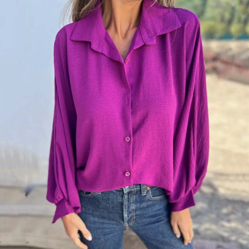 Stylish Buttoned Blouse