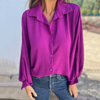 Stylish Buttoned Blouse