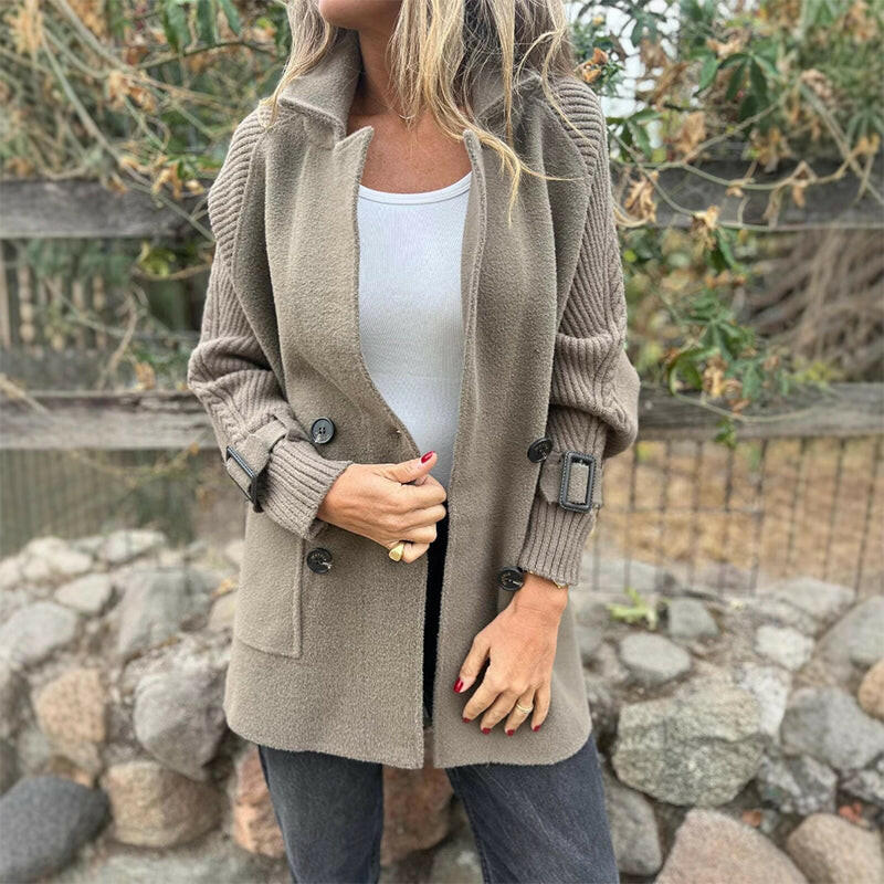 MOSS Toronto™ | Arielle - Mid-Length Double-Breasted Coat