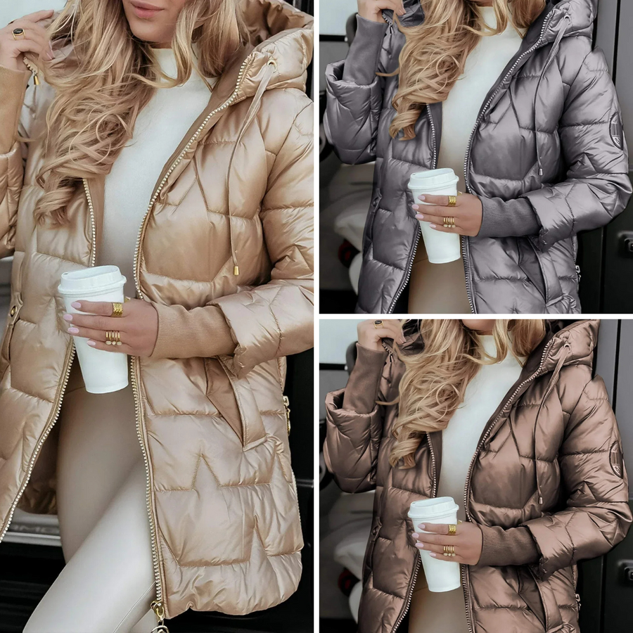 MOSS Toronto™ | Mageina - Elegant Winter Coat With Hood And Padding